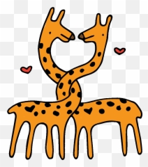 Animated Giraffe Gifs - Transparent Guy Love Gif Emoji,Jiff Emoji