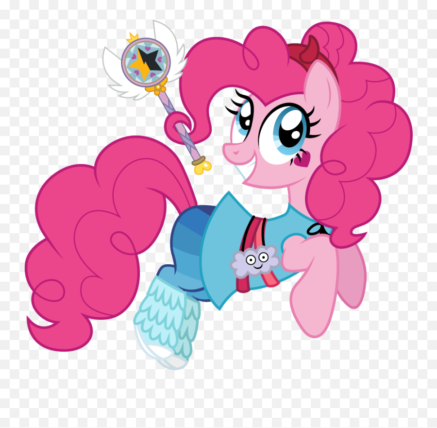 Dust Clipart Star Disney - Star Butterfly Disney Pinkie Pie Pinkie Pie As Star Butterfly Emoji,Force Awakens Emoji