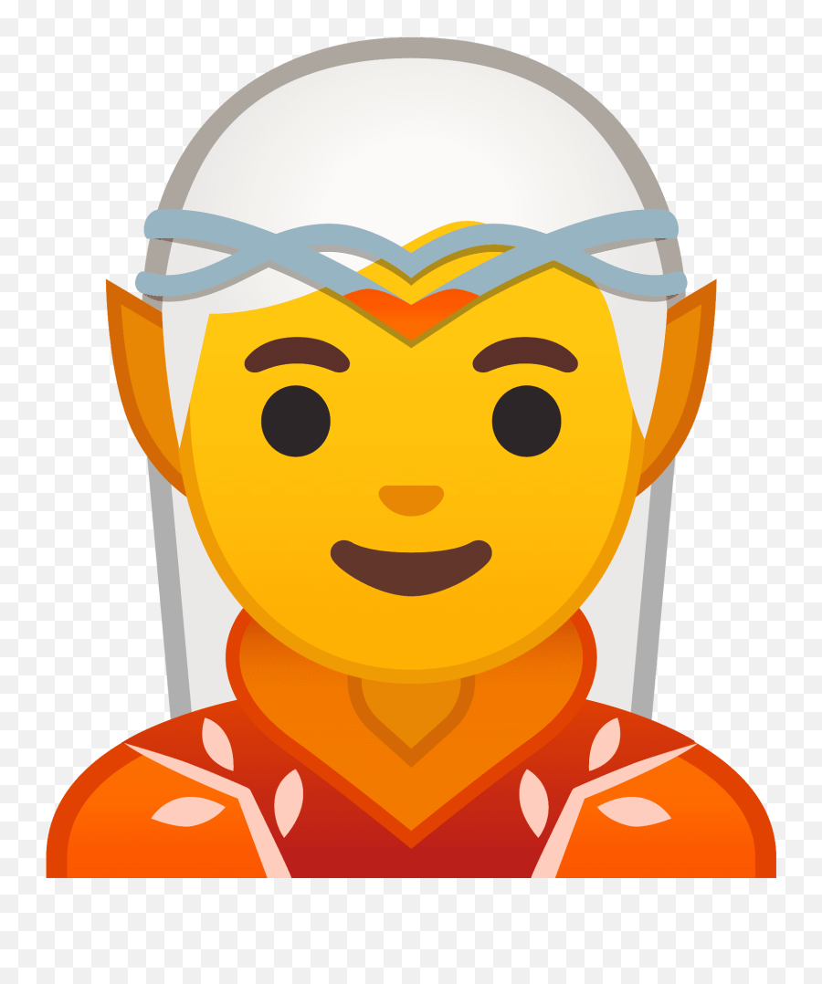 Elf Emoji Clipart - Happy,Lotr Emoji