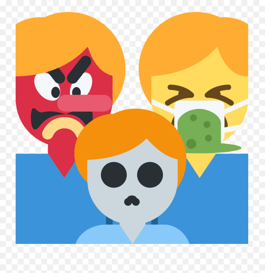 Emoji Face Mashup Bot On Twitter U200du200d Family Man - For Adult,Skull Emoji