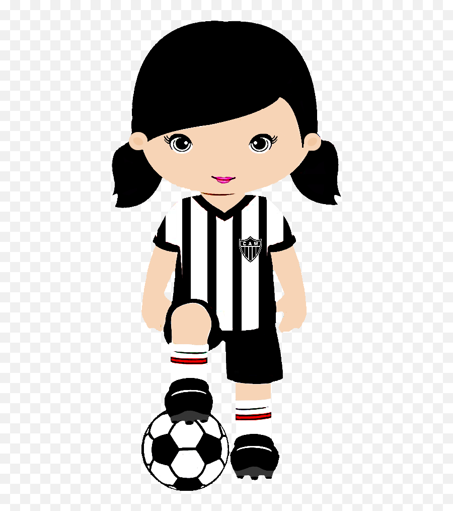 Desenho De Menina Vestida Com O - Topo De Bolo Galo Menina Emoji,Emoji Times De Futebol