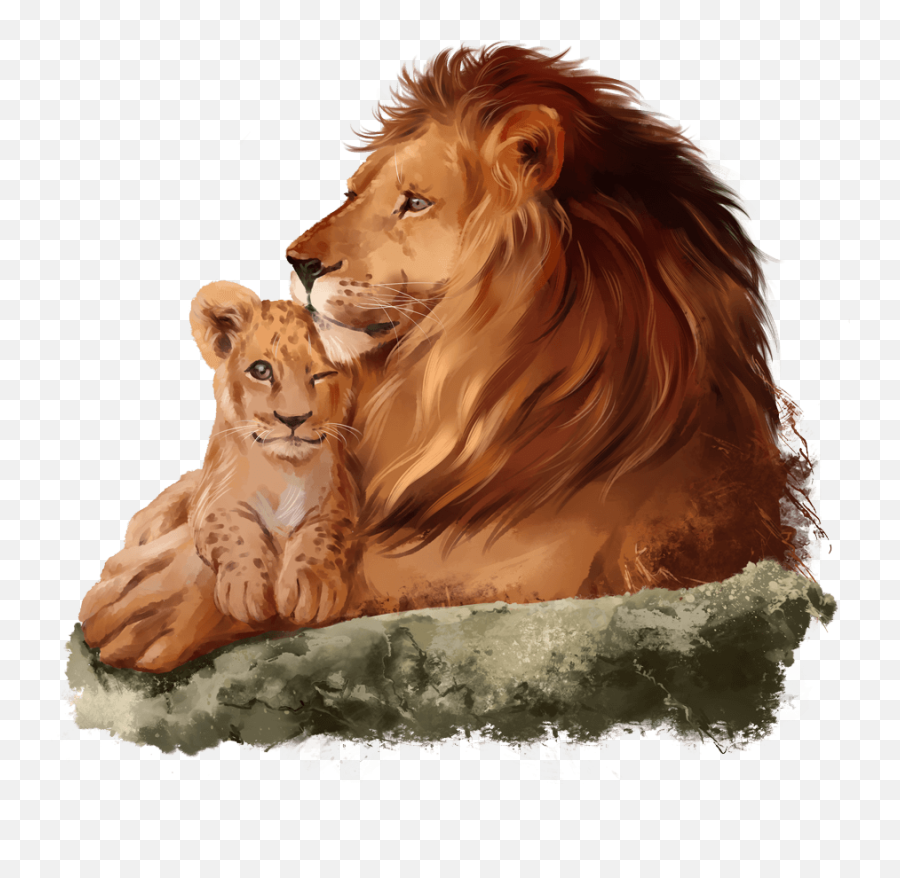 Education U2013 Mff Consulting - Watercolor Lion And Cub Emoji,The Miracles I Second That Emotion