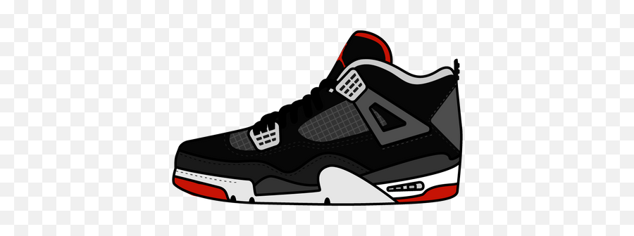 Jumpman - Cartoon Jordan 4 Png Emoji,Sneaker Emoji Keyboard