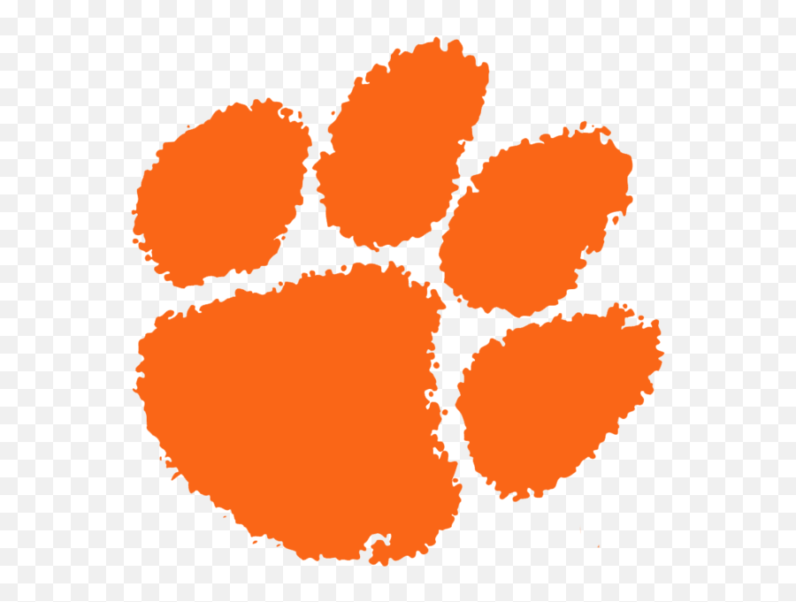 Pawprint Clipart Emoji Pawprint Emoji - Clemson Tiger Paw Png,Tiger Emoji