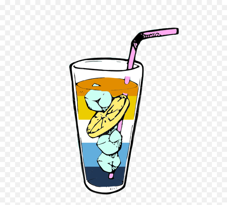 Lgbt Ace Asexual Aro Sticker - Highball Glass Emoji,Ace Flag Emoji