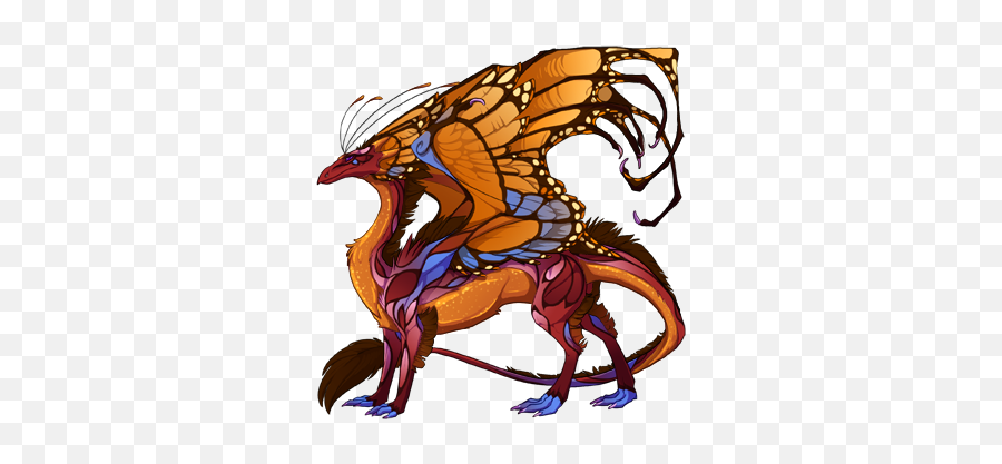 Show Me Your Lairclan Dragon Share Flight Rising - Dragon Skydancer Flight Rising Butterfly Gene Emoji,Absentminded Emoticon