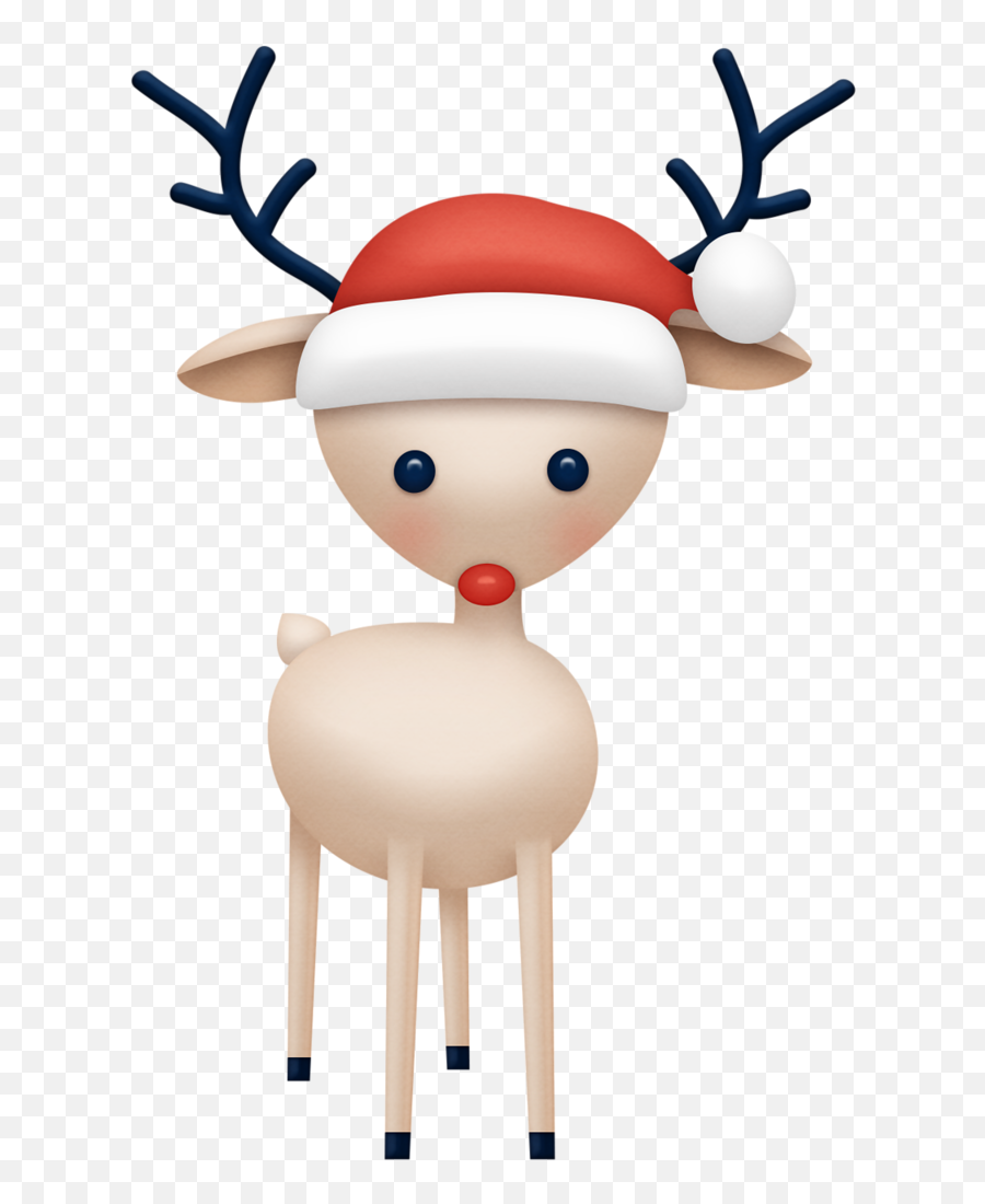 Christmas Clipart Reindeer Santa - Portret Van De Dichter Jan Norel Emoji,Twas The Night Before Christmas Emojis