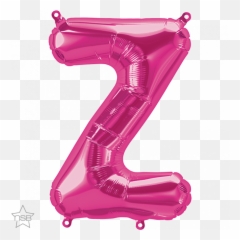 Magenta Shape Qualatex Foil Balloon Emoji,Pink With Emoji Letter L