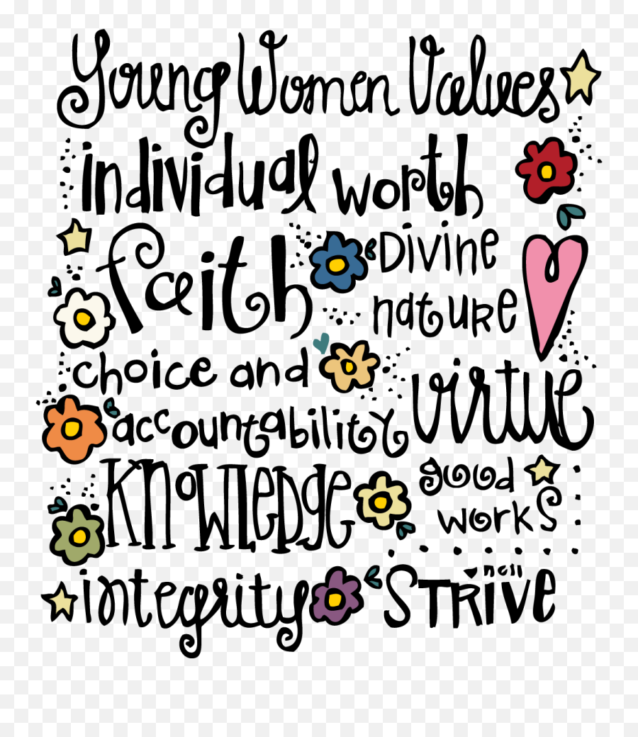 Clip Art Lds Quotes - Lds Clipart Young Women Emoji,Lds Quote Man Ruled By Emotions