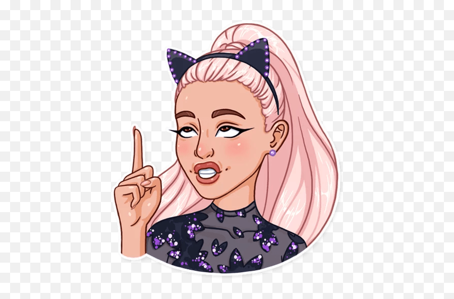 Ariana Grande - Telegram Sticker Emoji,Ariana Grande Emoji