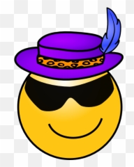 Pimp Smiley Clip Art At Clkercom - Vector Clip Art Online Idiom For Proud Emoji,Emoticon 