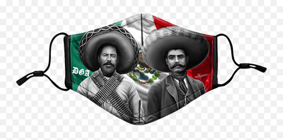 Dga Protective Mask Zapata Villa - Dga Mask Emoji,Pancho Villa Emoji