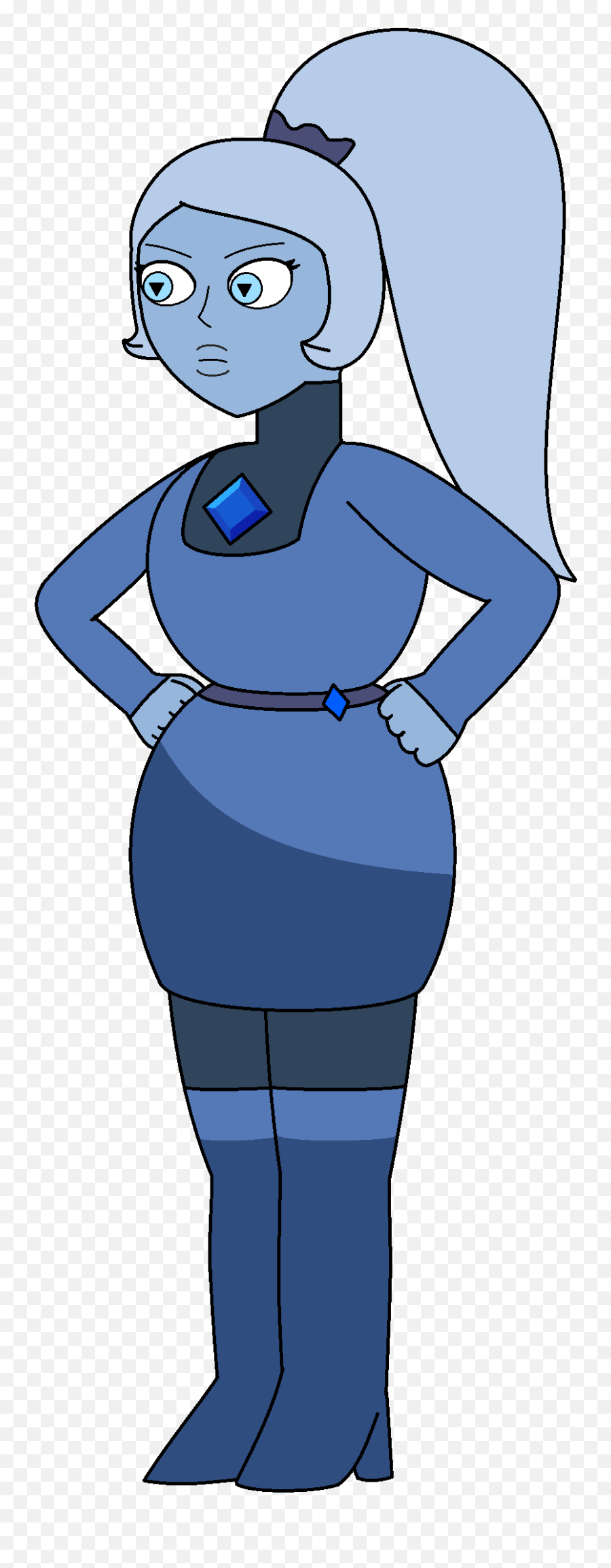 Blue Zirconia The Steven Universe Mars Au Wikia Fandom - Standing Emoji,Herkimer Diamond Emotion Balancer