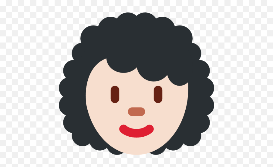 Woman Light Skin Tone Curly Hair Emoji - Download For Emoji De Cabelo Cacheado,Twitter Superhero Emojis