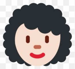 Woman Light Skin Tone Curly Hair Emoji - Download For Emoji De Cabelo Cacheado,Twitter Superhero Emojis