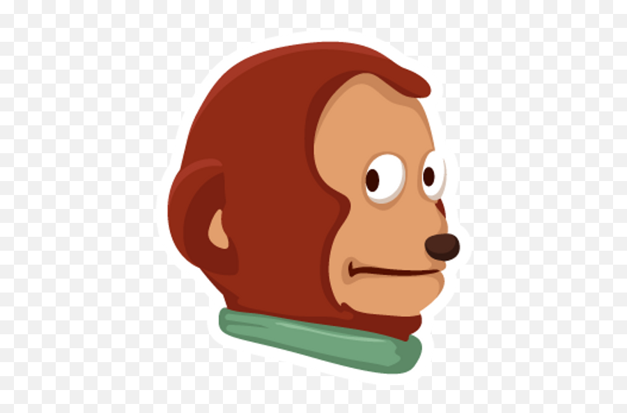 Awkward Look Monkey Puppet Sticker Mania Emojiuganda Knuckles Emojis