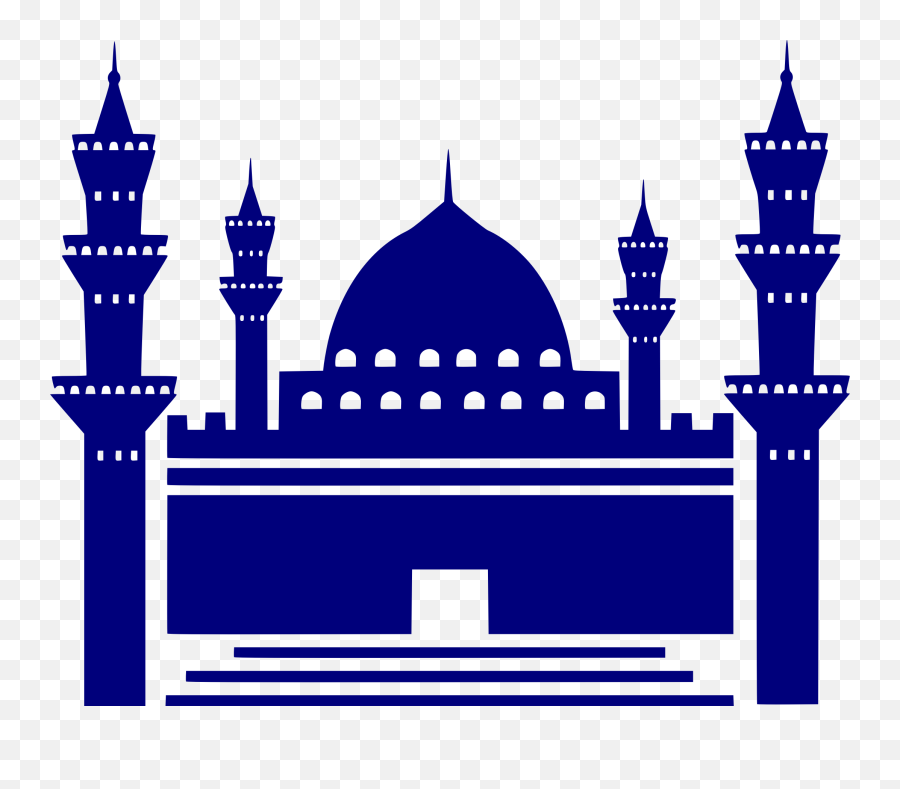 Blue Mosque Transparent Png - Gambar Masjid Warna Biru Emoji,Fb Emoticons Masjid