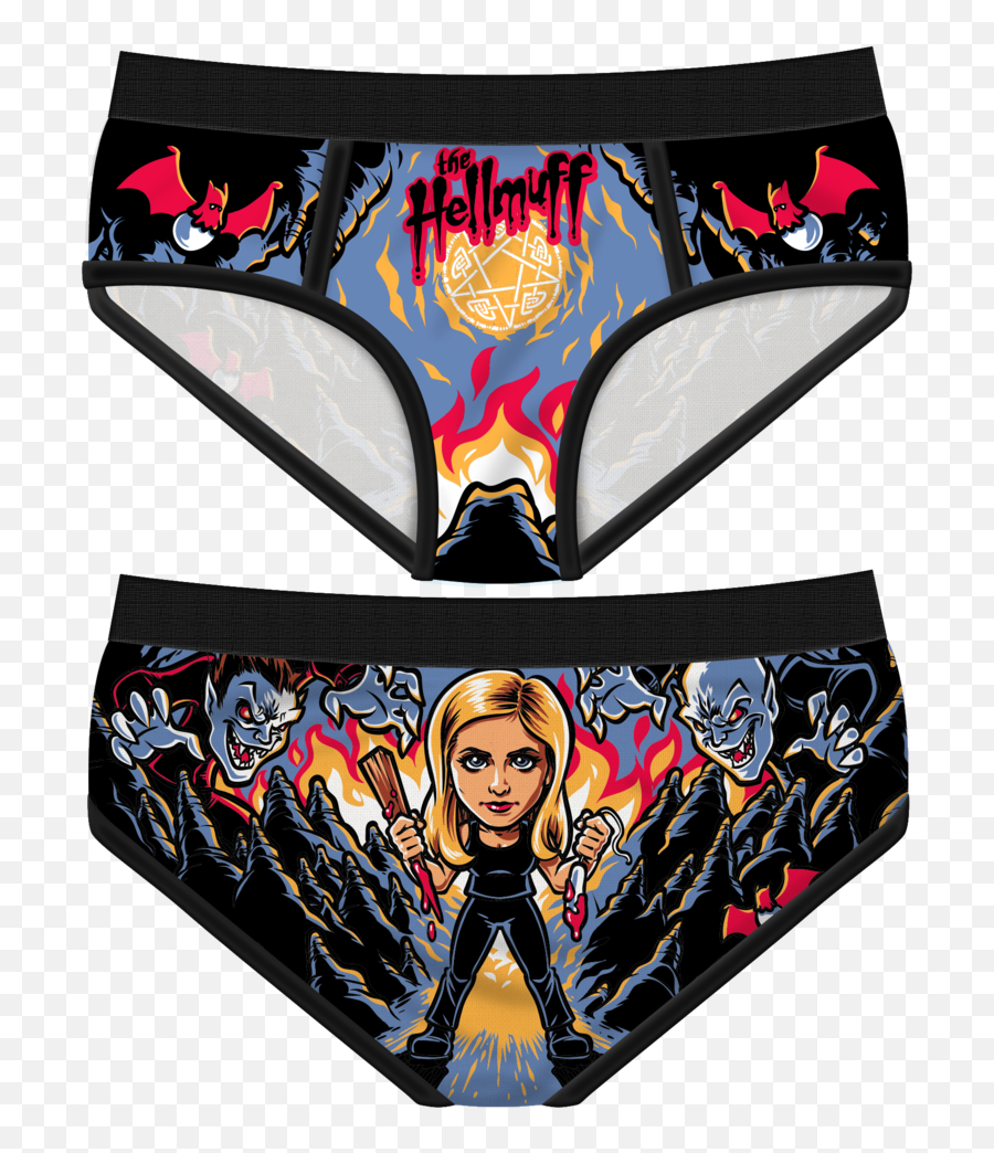 Buffy The Hellmuff Period Panties U2013 Scarlett Dawn Emoji,Kitty Emoticon Panties