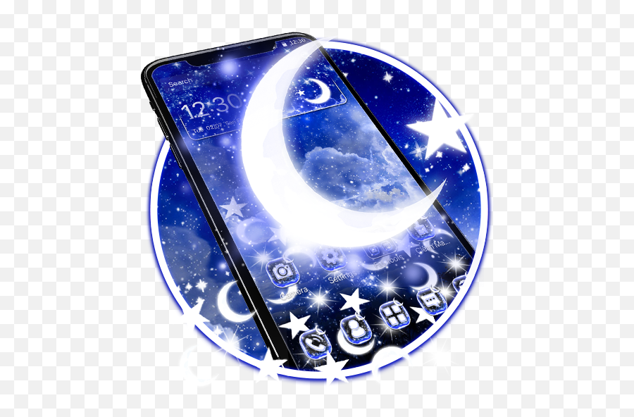 Blue Moon Lightning Star Gravity Theme - Apps On Google Play Celestial Event Emoji,Moon And Star Emoji