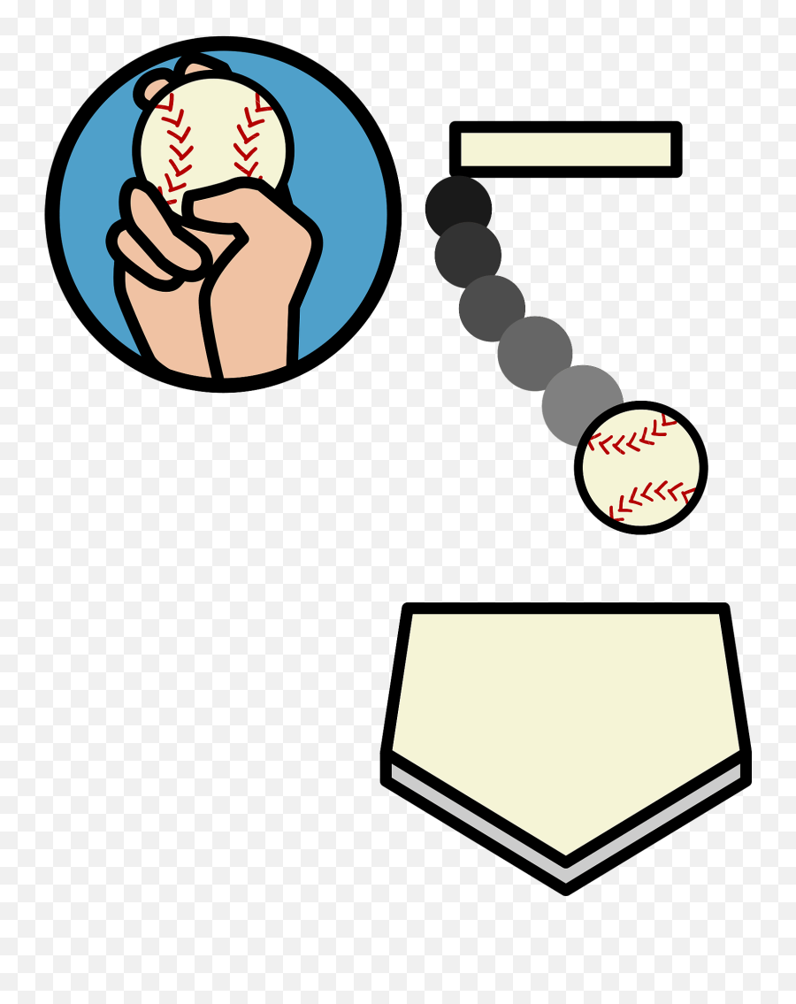 Curveball Baseball Clipart - Dot Emoji,Emoji Baseball And Diamond