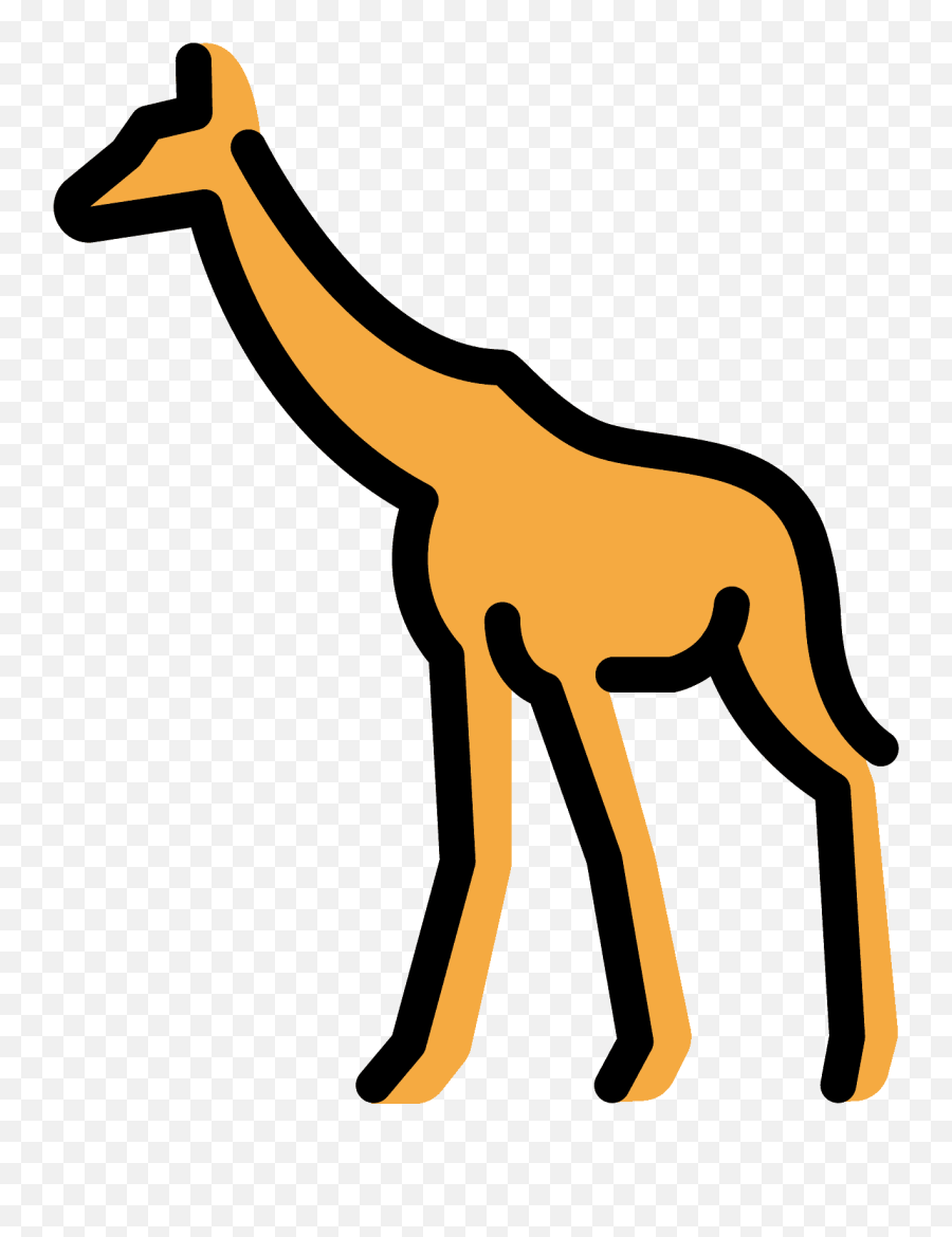 Giraffe Emoji Clipart Free Download Transparent Png - Emoji De Jirafa,Fox Emoji Android