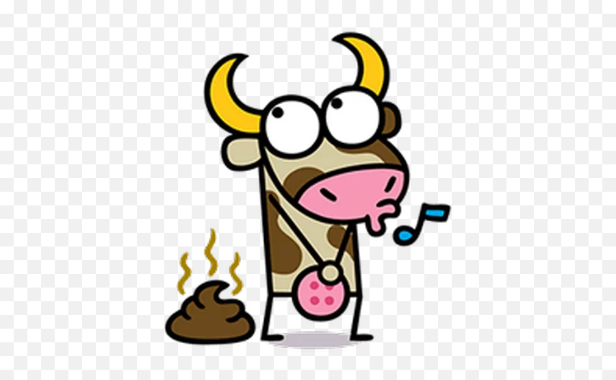 Telegram Sticker From Universo Kukuxumusu Seramoir Pack Emoji,Cash Cow Emoji