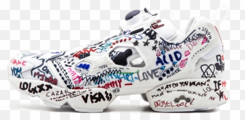 Reebok Instapump Fury Vetements - Reebok Emoji,Emoji Tennis Shoes