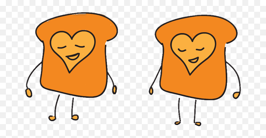 I Loaf You Sticker Gif By Animated Stickers Heart - Cloudygif Happy Emoji,Loaf Emoji