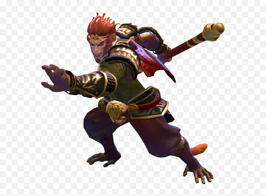 Monkey - Monkey King Dota 2 Png Emoji,Dancing Monkey Emoticon