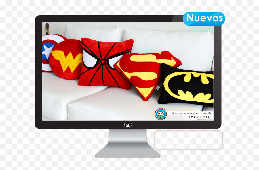 Mostretes Superheroes Personajes Hechos Emoji,Como Hacer Cojines De Emojis