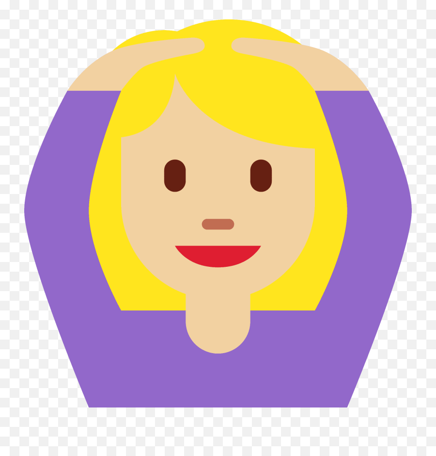 U200d Woman Gesturing Ok Emoji With Medium - Light Skin Happy,Light Skin Emoji