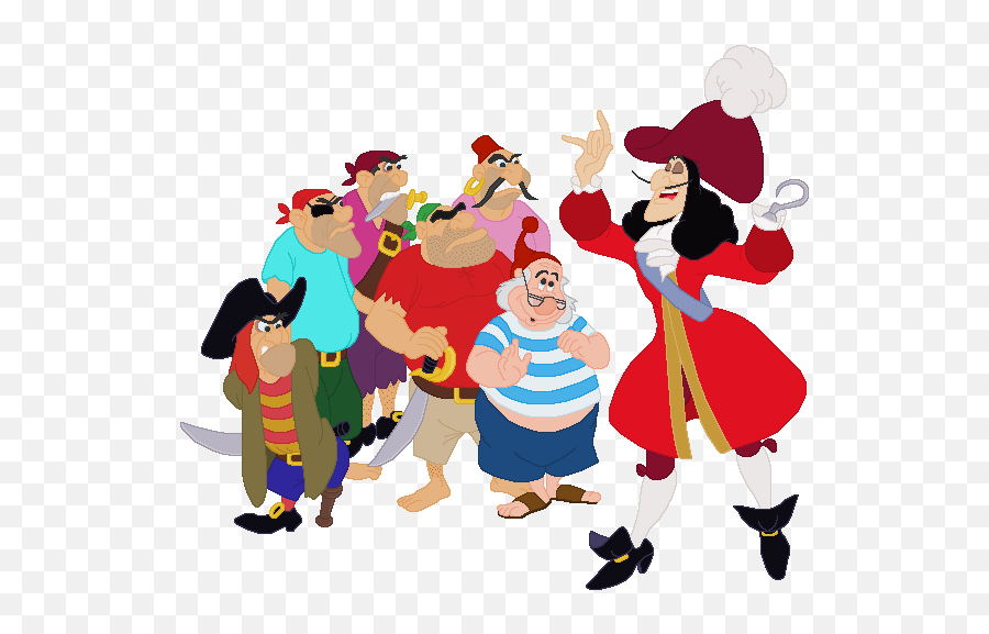 Pictures Animations Peter Pan Myspace - Captain Hooks Crew Emoji,Peter Pan Disney Emoji