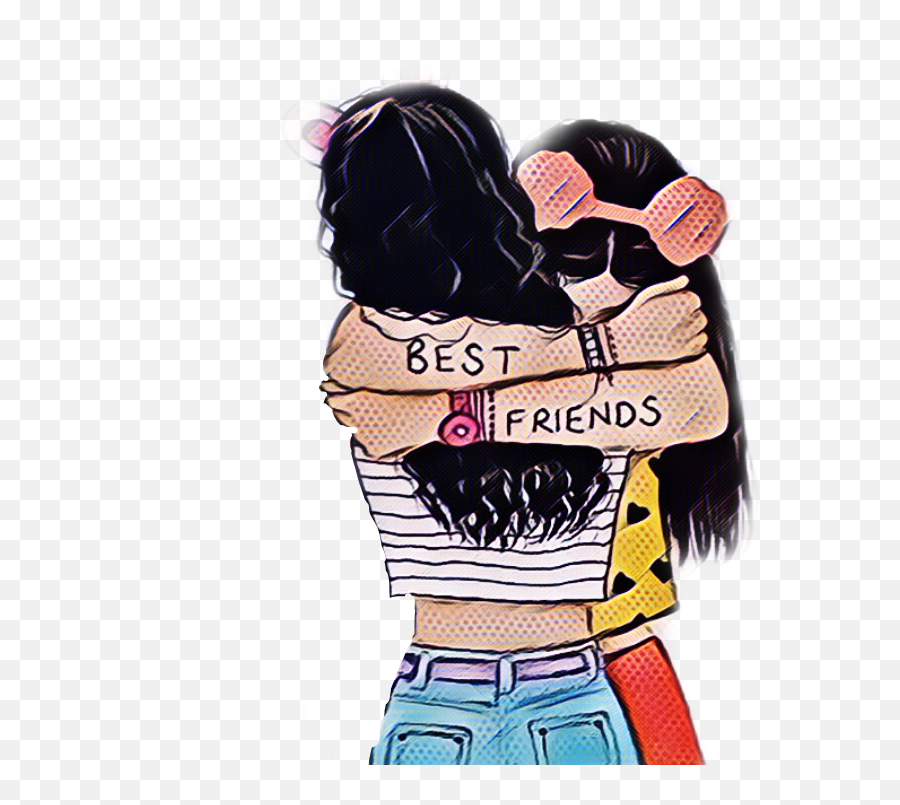 The Most Edited Best Friend Forever Picsart - Best Friends Drawing Emoji,Best Friend Emoji Costume