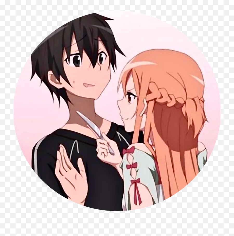 Asuna Kirito Asuna And Kirito Sticker By Rosie - Asuna And Kirito Emoji,Asuna Emoji