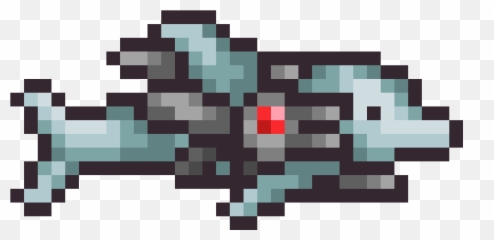 Terrariasdmg - Discord Emoji Terraria Boss Pixel Art,Dolphin Emoji