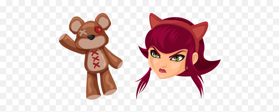 Tibbers Cursor - League Of Legends Annie Bear Emoji,League Character In Game Emotion