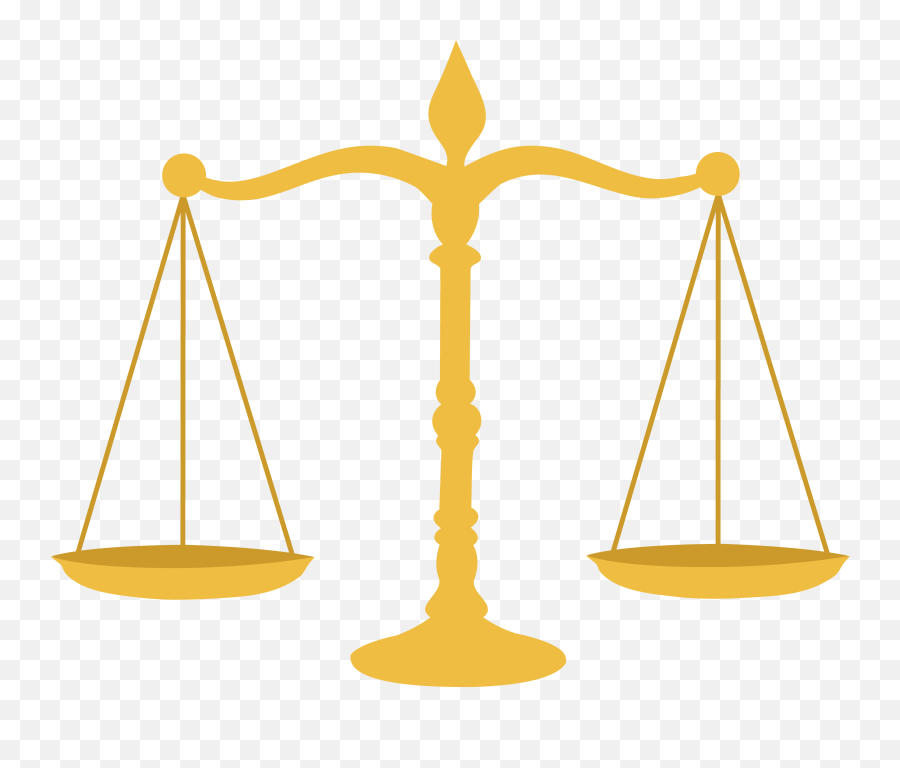 Measuring Scales Lady Justice Symbol - Gold Balance Scale Png Emoji,Libra Scales Emoji