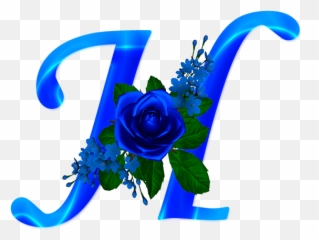 Alfabeto Decorativo Rosas Png - Transparent Background Rose Blue Emoji,Aski Emojis