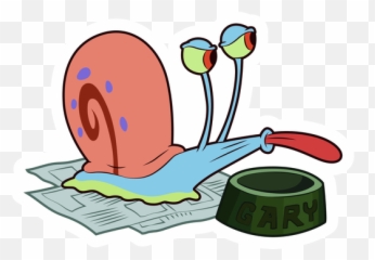 Spongebob Stickers - Gary Spongebob Emoji,Starstuck Emoticon