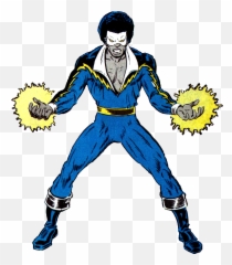 Lightning Clipart Comic Book Lightning - Black Lightning Png Comic Emoji,Dc Comics Emoji