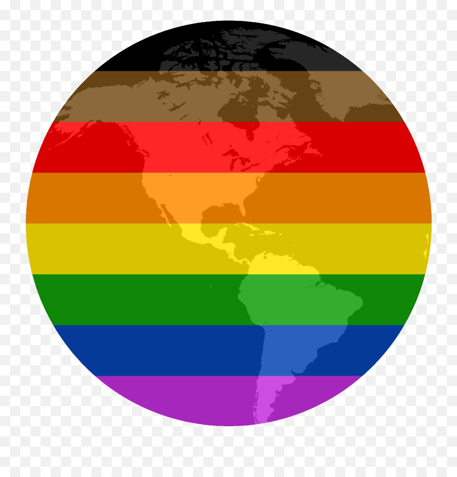 Lgbtqia Poc Pride Globe - Album On Imgur Vertical Emoji,Pansexual Emojis Hearts