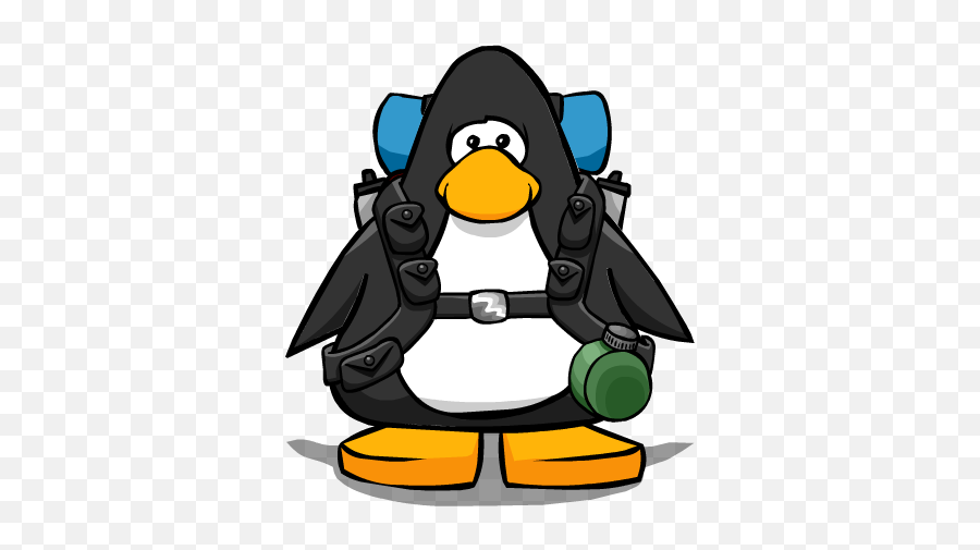 Expedition Backpack Club Penguin Wiki Fandom - Blue Club Penguin Emoji,Emojis De Pinguinos Utilizables