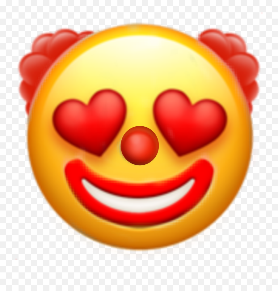 Clown Emoji Heart Love Palhaço Amor - Happy,Kpop Emoji