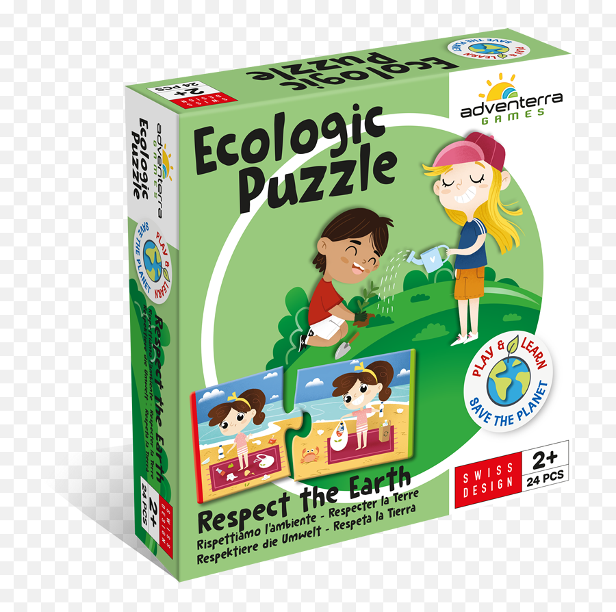 Respect The Earth Ecologic Puzzle - Ecologic Puzzle Adventerra Ecologic Emoji,Snapchat Emojis Elle