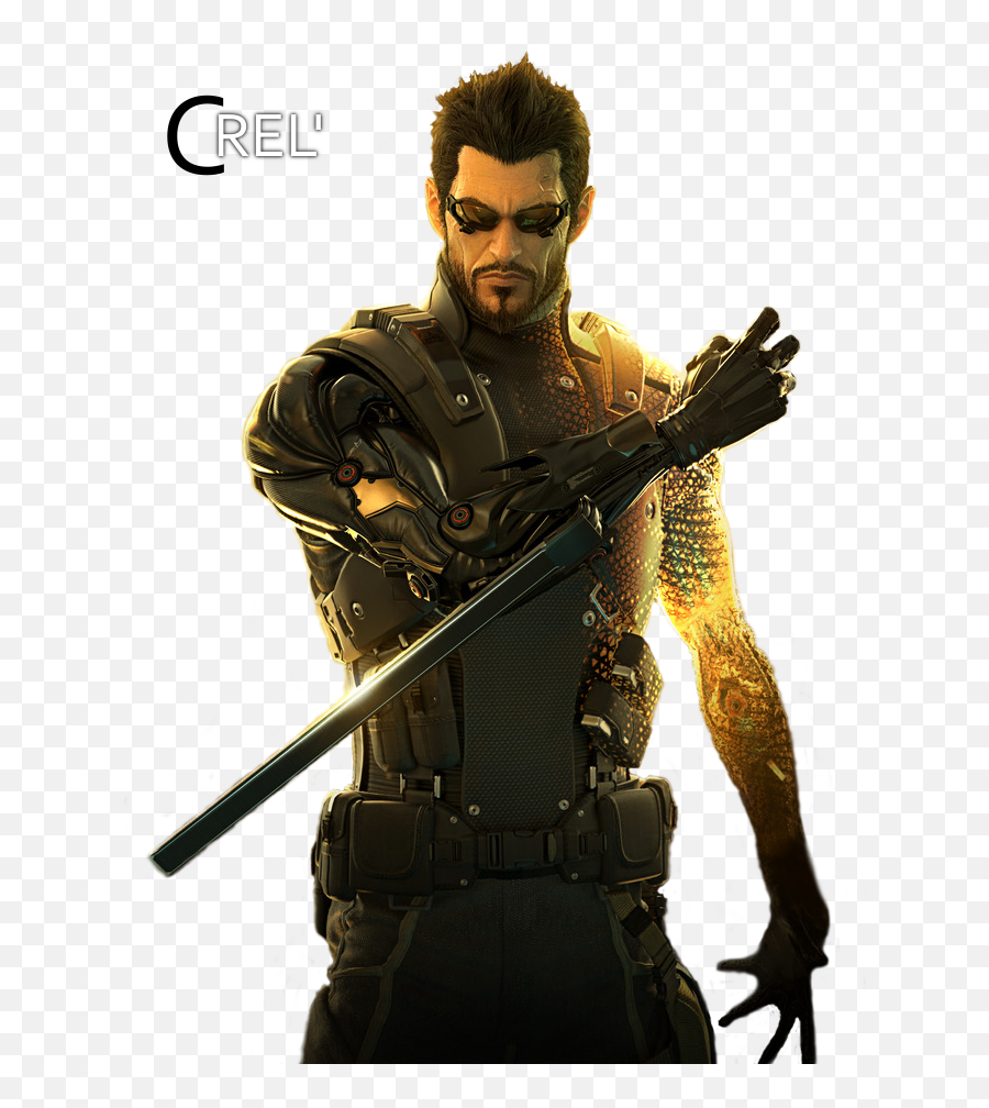 Adam Jensen Vs Solid Snake And Big Boss - Deus Ex Game Png Emoji,Kojima Solid Snake Human Emotions