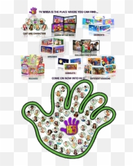 Png Hi 5 Tv Wiki Fandom Powered - Hi 5 Emoji,The Emoji Movie Wiki