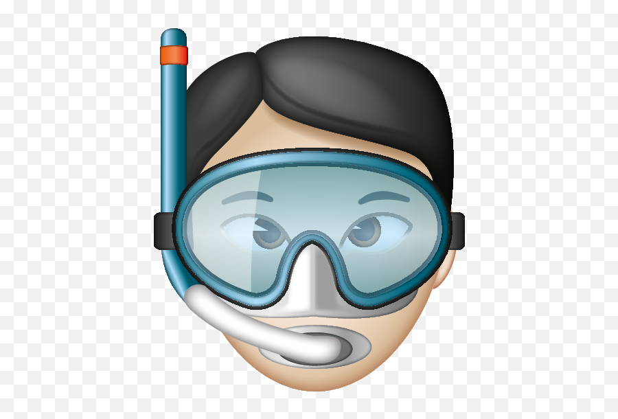 Man Wearing Goggles Black - Desert Arc Emoji,Snorkel Emoji