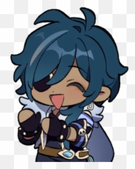 Chibi Anime - Kaeya Chibi Png Emoji,Animated Fire Emblem Emojis