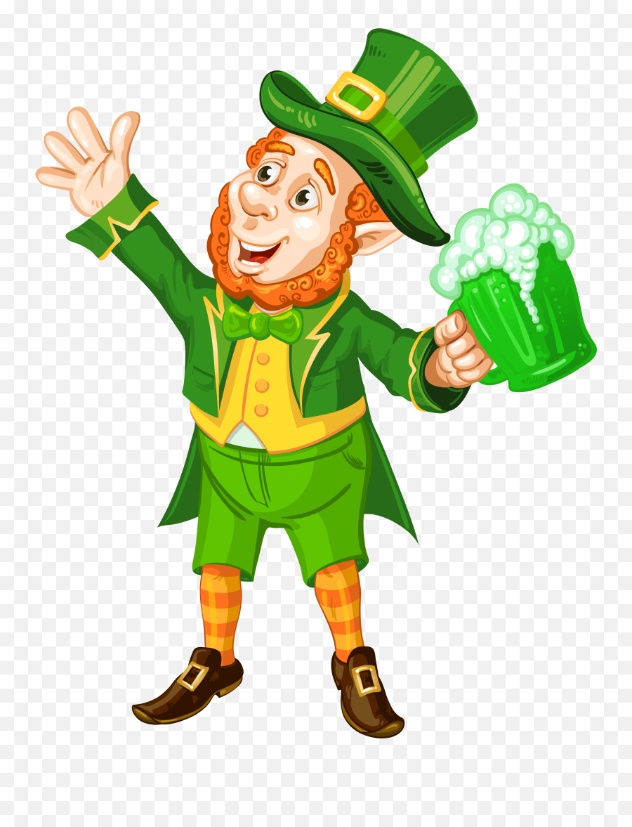 Green Beer Transparent Png Picture - Leprechaun Png Emoji,St Patricks Day Emoji