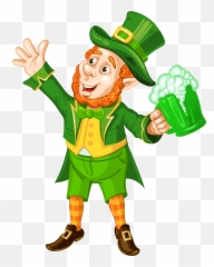 Green Beer Transparent Png Picture - Leprechaun Png Emoji,St Patricks Day Emoji